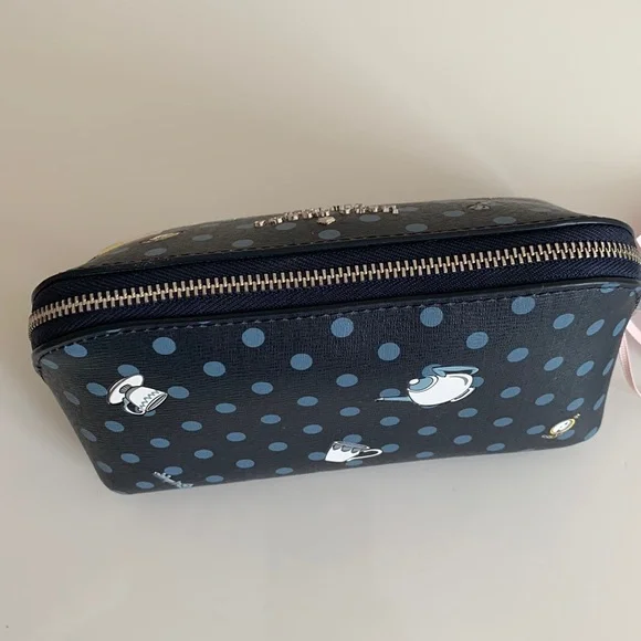 NWT! Kate x Disney Alice in wonderland limited edition Cosmetic Bag/pouch. - Picture 6 of 14